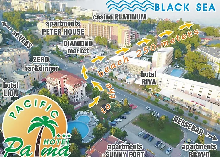 Готель Pacific Palma Сонячний Берег